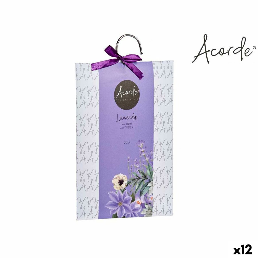 Aromatiske poser Acorde 1804228 Lavendel 55 g (12 enheder) #1