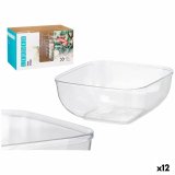 plade Leknes CK80688-1 Gennemsigtig Plastik 5 L 25,5 x 12,3 x 25,5 cm (12 enheder) #1