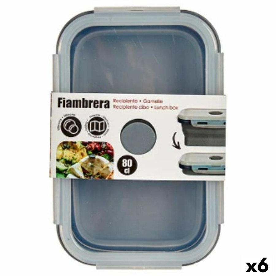 Madkasse Kinvara CH19130-2 Gr Gennemsigtig ABS 800 ml (6 enheder) #1