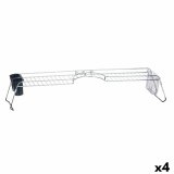 Udtrkkeligt opvaskemiddel til vask Kinvara W3422A-1 Sort Slvfarvet Metal polypropylen 44 x 11 x 16 cm (4 enheder) #1