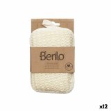 Svamp til Kroppen Berilo B7083-6 Hvid Beige 11 x 16,5 x 3 cm (12 enheder) #1