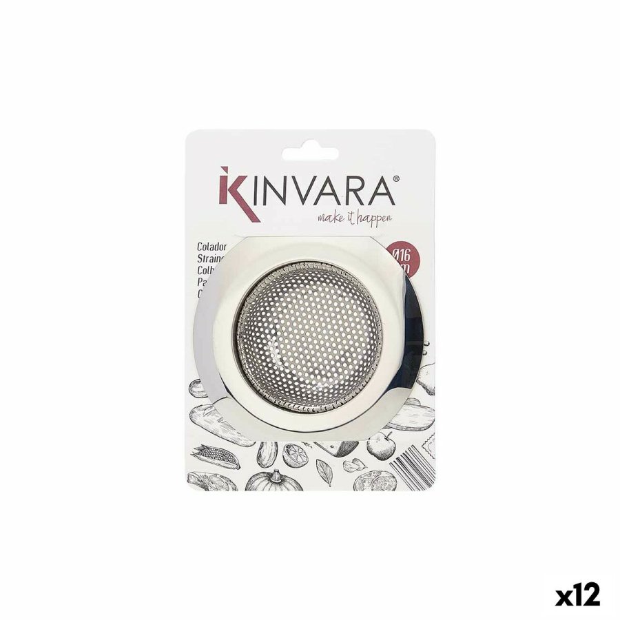 Hndvaskefiltre Kinvara Slvfarvet Rustfrit stl  16 cm (12 enheder) #1