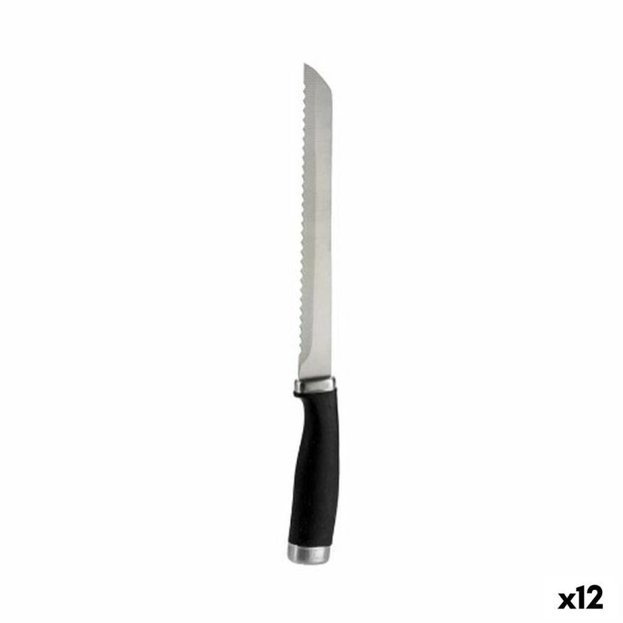 Savtakket kniv Kinvara Rustfrit stl Plastik 20 cm (12 enheder) #1