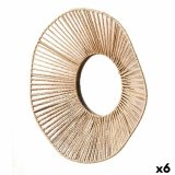 Vgspejl Gift Decor Natur Blger 41 x 8 x 41 cm (6 enheder) #1