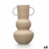 Vase Gift Decor Brun Jern Krogla 17,5 x 30 x 16 cm (6 enheder) #1