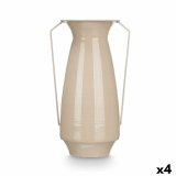 Vase Gift Decor Brun Jern Konisk 25,5 x 41,5 x 18,5 cm (4 enheder) #1