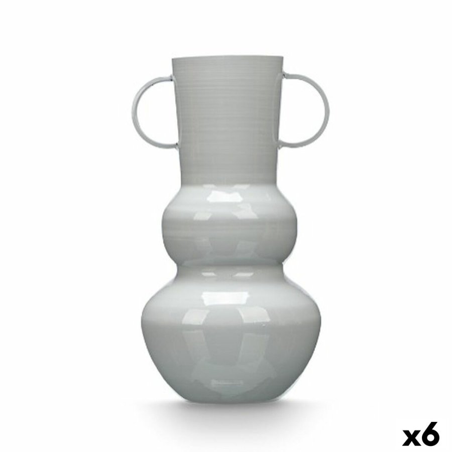 Vase Gift Decor Gr Jern Krogla 17,5 x 30 x 16 cm (6 enheder) #1