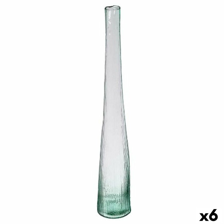 Vase Gift Decor Gennemsigtig Glas (6 enheder) #1