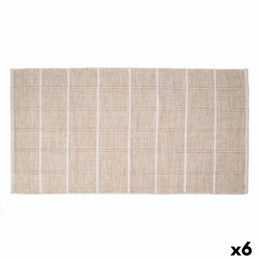 T�ppe Gift Decor Beige Rammer 140 x 80 cm (6 enheder) #1
