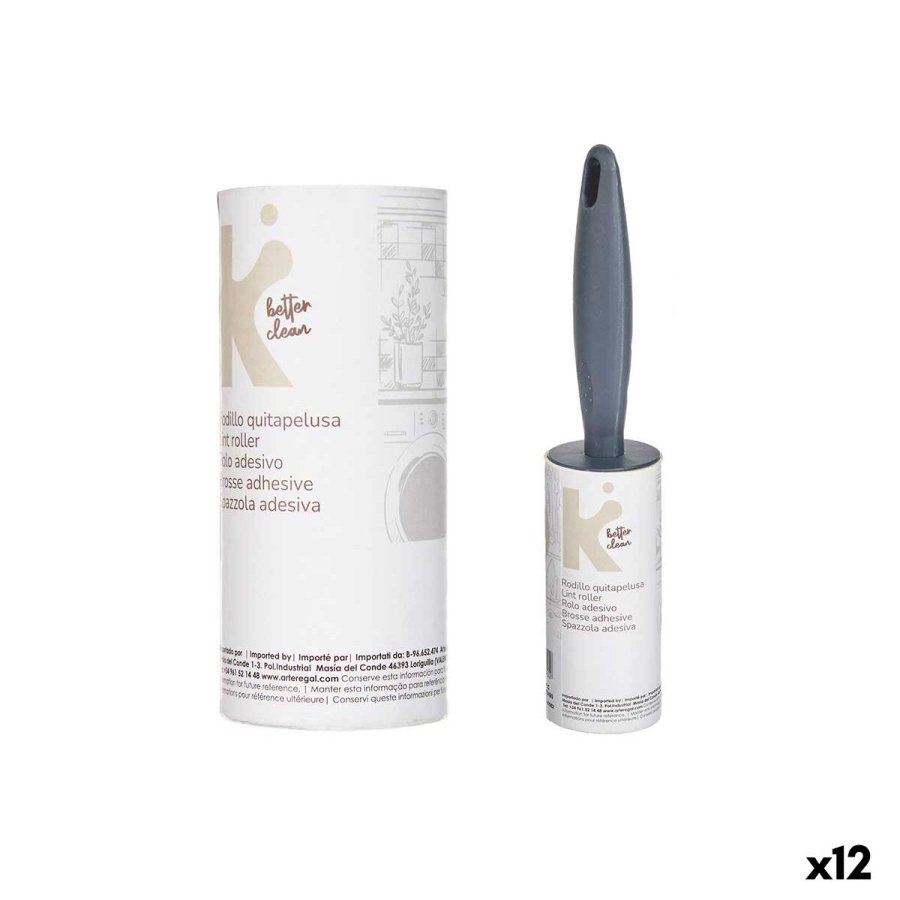 B�rste til h�rfjerning Gr� (12 enheder) #1