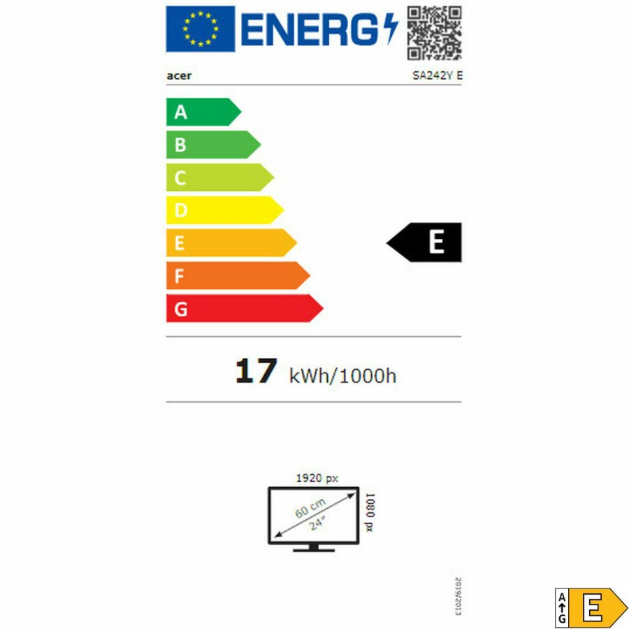 Skrm Acer UM.QS2EE.E09 Full HD 23,8