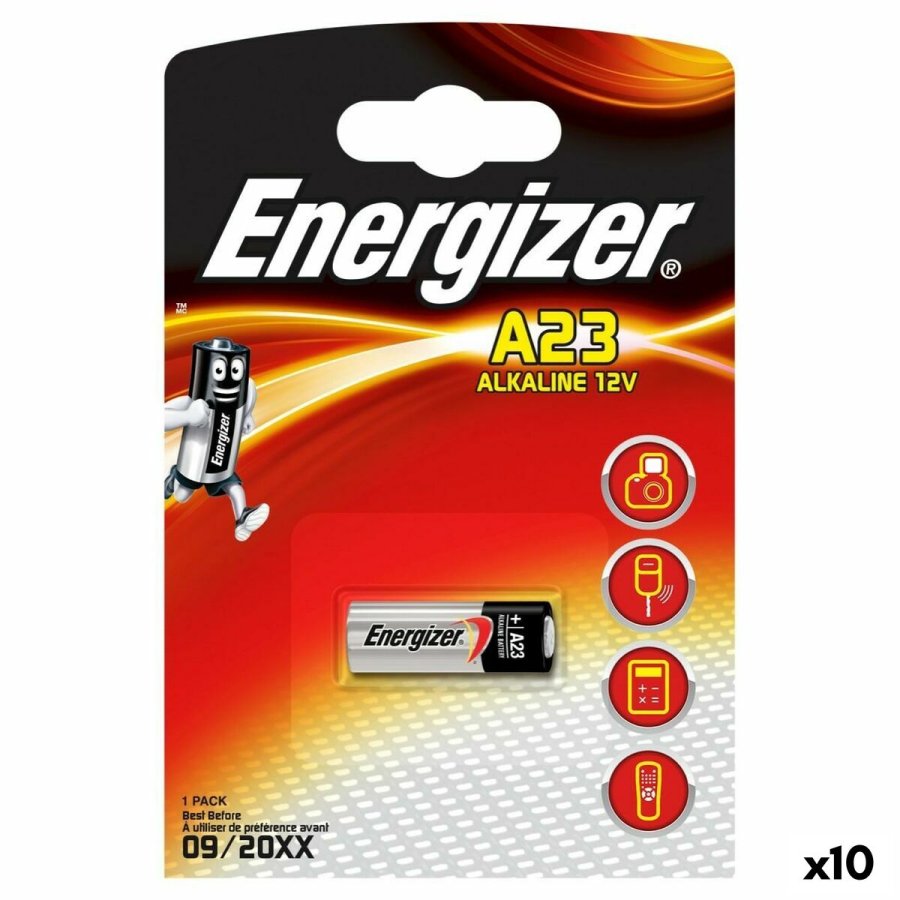 Alkalinebatterier Energizer 12 V LR23A (10 enheder) #1