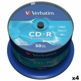 CD-R Verbatim Extra Protection 700 MB 52x 50 Dele (4 enheder) #1