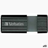 USB-stik Verbatim STORE'N'GO PINSTRIPE Sort 128 GB (10 enheder) #1