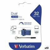 USB-stik Verbatim GO SPEED DUAL Bl 32 GB (10 enheder) #1