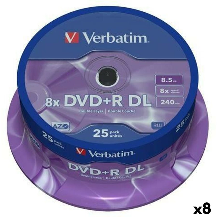DVD + R Verbatim DL 8,5 GB 8x (8 enheder) #1