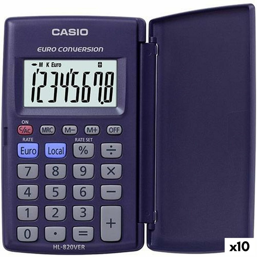 Lommeregner Casio HL-820VER Violet (10 enheder) #1