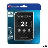Ekstern harddisk Verbatim STORE 'N' GO GEN 2 Sort HDD 2 TB (4 enheder) #1