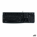 Tastatur Logitech K120 Sort Spansk qwerty (10 enheder) #1