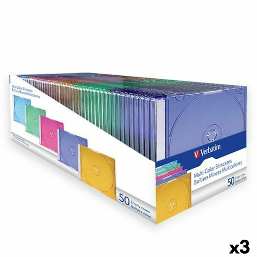 Beskyttende case Verbatim DVD 50 Dele (3 enheder) #1