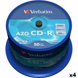 CD-R Verbatim Azo 700 MB 52x 50 Dele (4 enheder) #1
