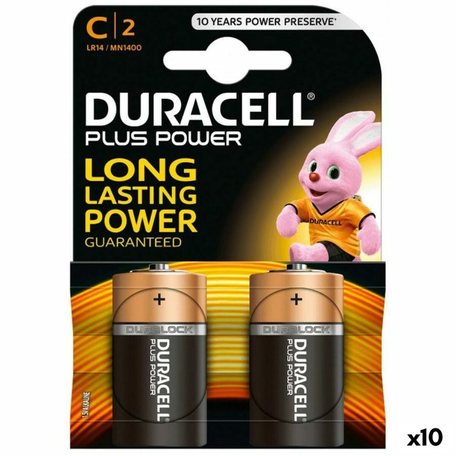 Batterier DURACELL Plus Power L2 CLR14 1,5 V LR14 (10 enheder) #1