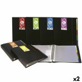 Organiser mappe Grafoplas IN & OUT Sort A4 (2 enheder) #1