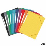 Folder Oxford TOP FILE Multifarvet A4+ 10 Dele (10 enheder) #1