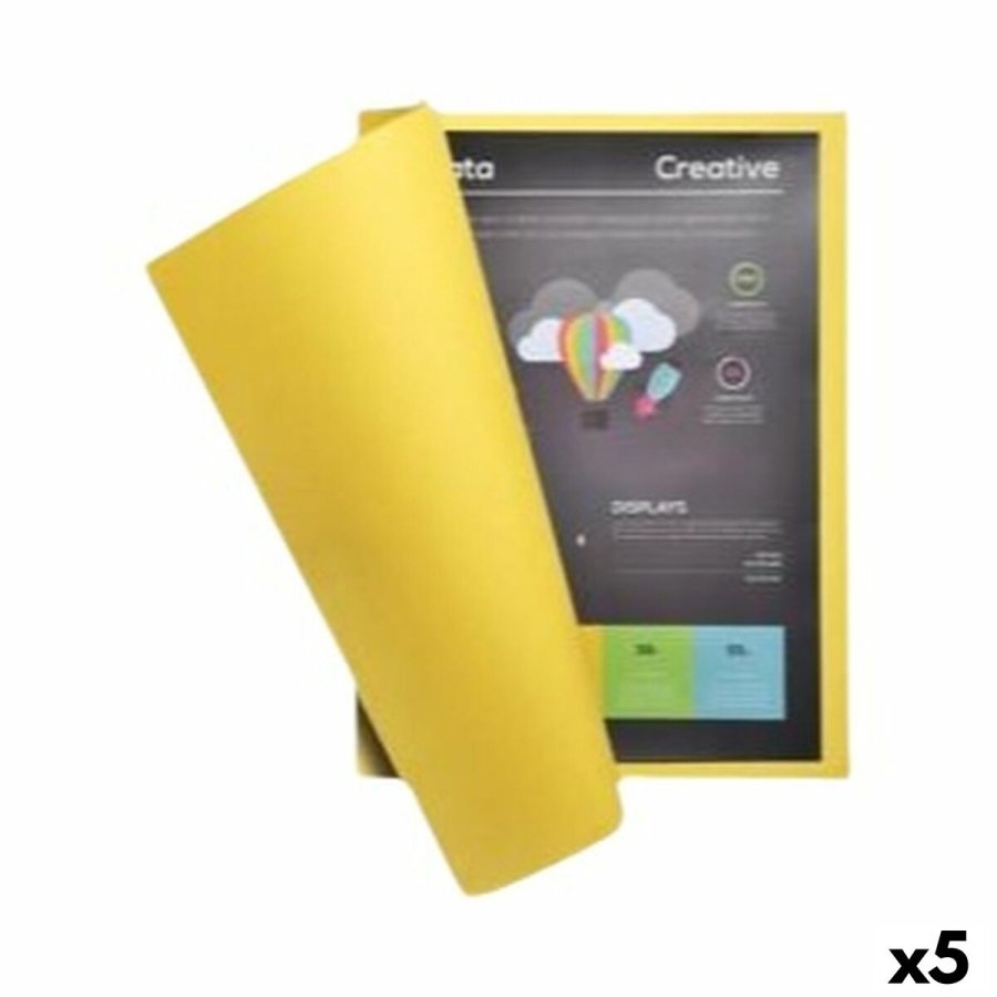 St med undermapper Exacompta ROCK Gul A4 100 Dele (5 enheder) #1