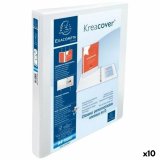 Ringbind Exacompta KREACOVER Hvid A4+ (10 enheder) #1