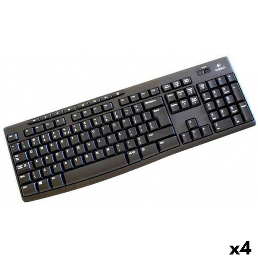 Tr�dl�st tastatur Logitech K270 Sort Spansk qwerty (4 enheder) #1