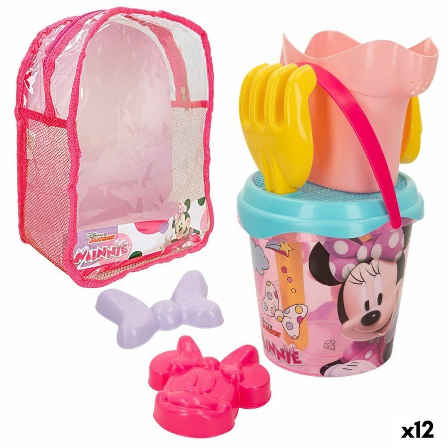 St med legetj til stranden Minnie Mouse 18 x 16 x 18 cm (12 enheder) #1