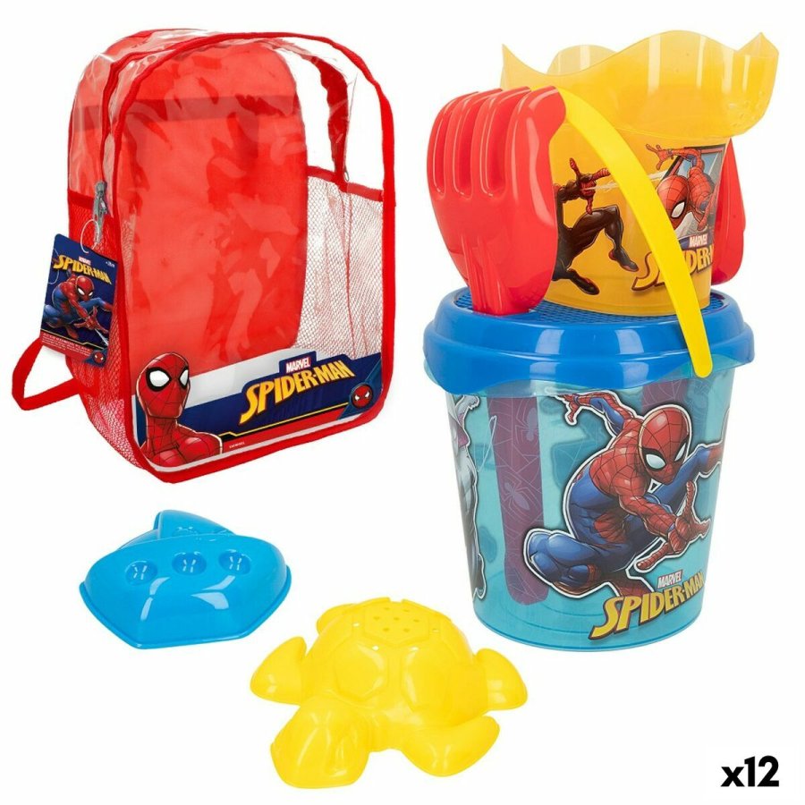 St med legetj til stranden Spider-Man 18 x 16 x 18 cm (12 enheder) #1