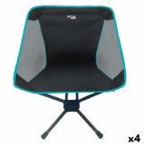 Sammenklappelig campingstol Aktive 58 x 66 x 46 cm (4 enheder) #1