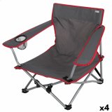 Sammenklappelig campingstol Aktive (4 enheder) #1