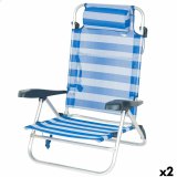 strandstol Aktive 47 x 82 x 49 cm (2 enheder) #1