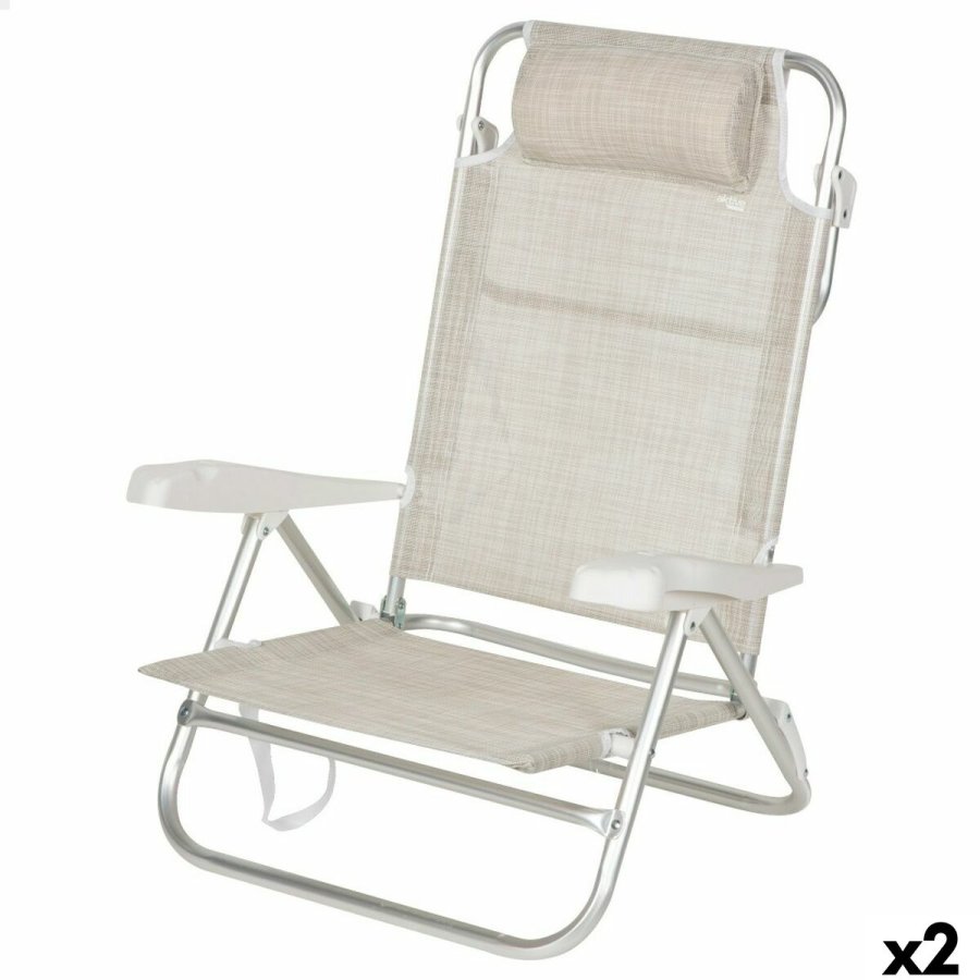 strandstol Aktive 47 x 82 x 49 cm (2 enheder) #1