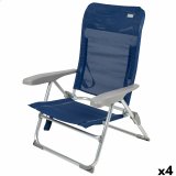 strandstol Aktive Marinebl 47 x 89 x 56 cm (4 enheder) #1