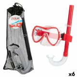 Snorkel beskyttelsesbriller og rr AquaSport Sort Rd (6 enheder) #1