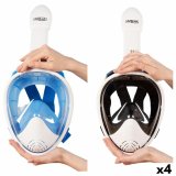 Snorkelmaske med sportskamerasttte AquaSport Bl Hvid (4 enheder) #1