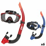 Snorkel beskyttelsesbriller og rr AquaSport Bl Rd (6 enheder) #1