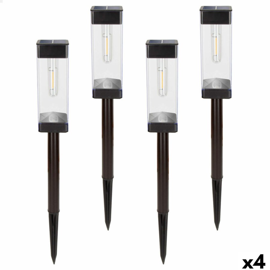 Solcellelampe Aktive 6 x 55 x 6 cm (4 enheder) #1