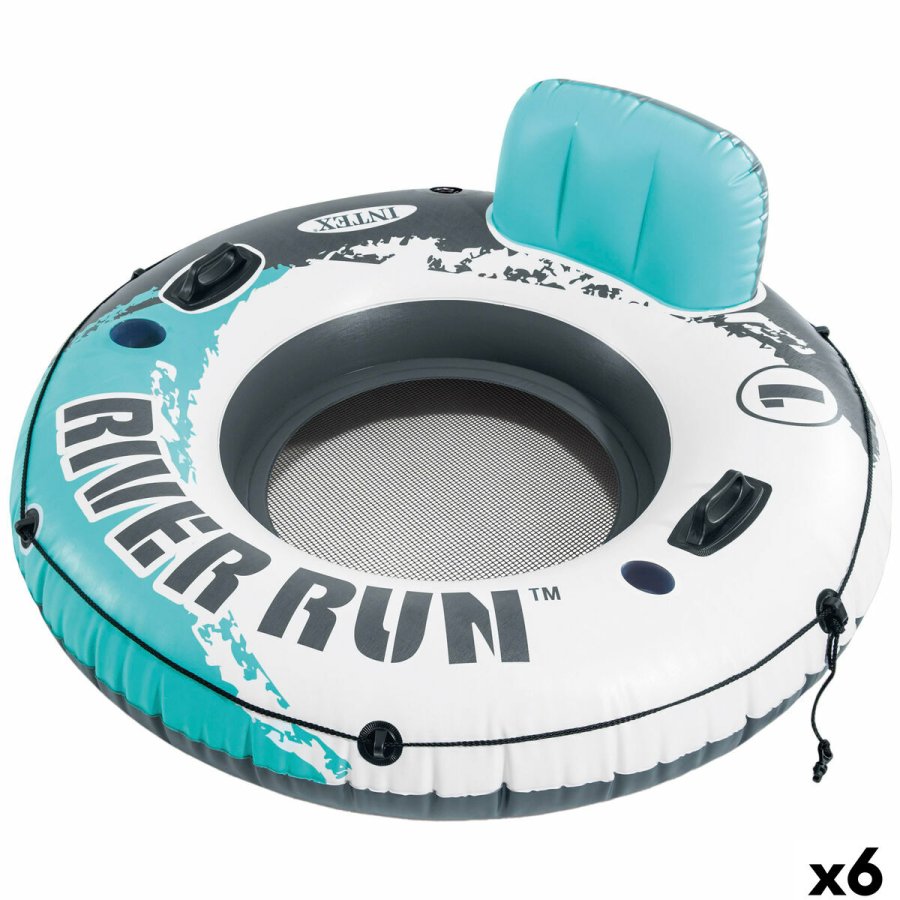 Oppustelig flyder Intex Gul Citron 135 x 55 x 135 cm (6 enheder) #1