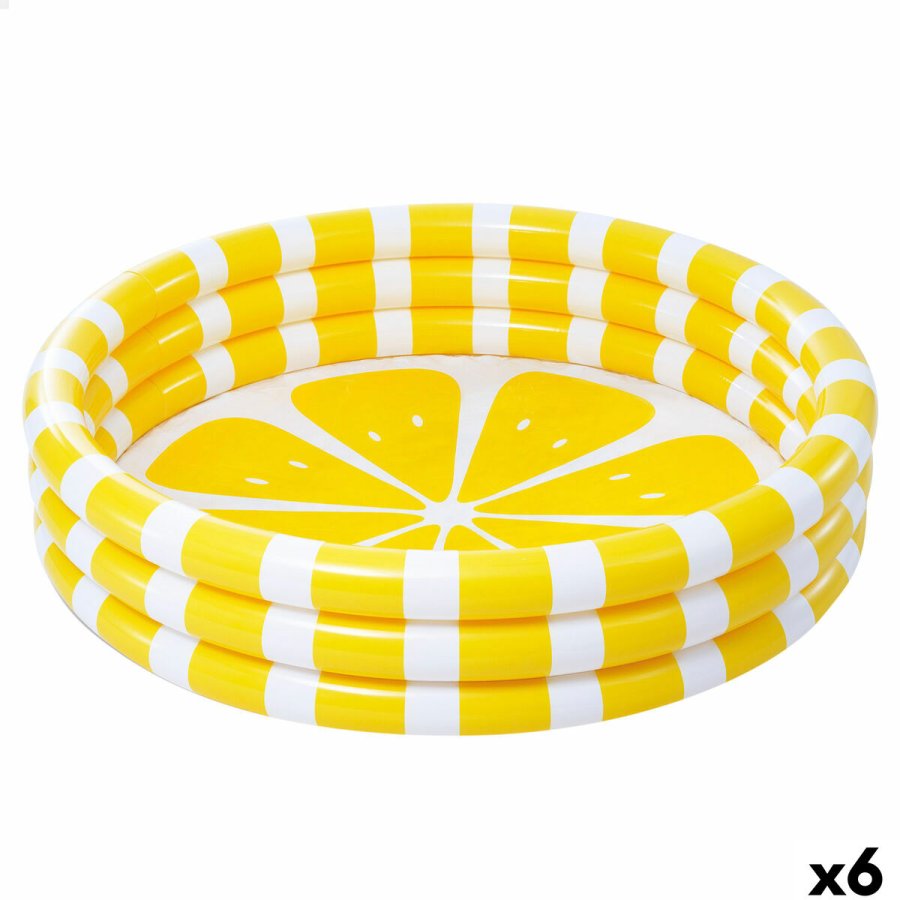 Oppustelig Pool til Brn Intex Citron 147 x 33 x 147 cm Gul (6 enheder) #1