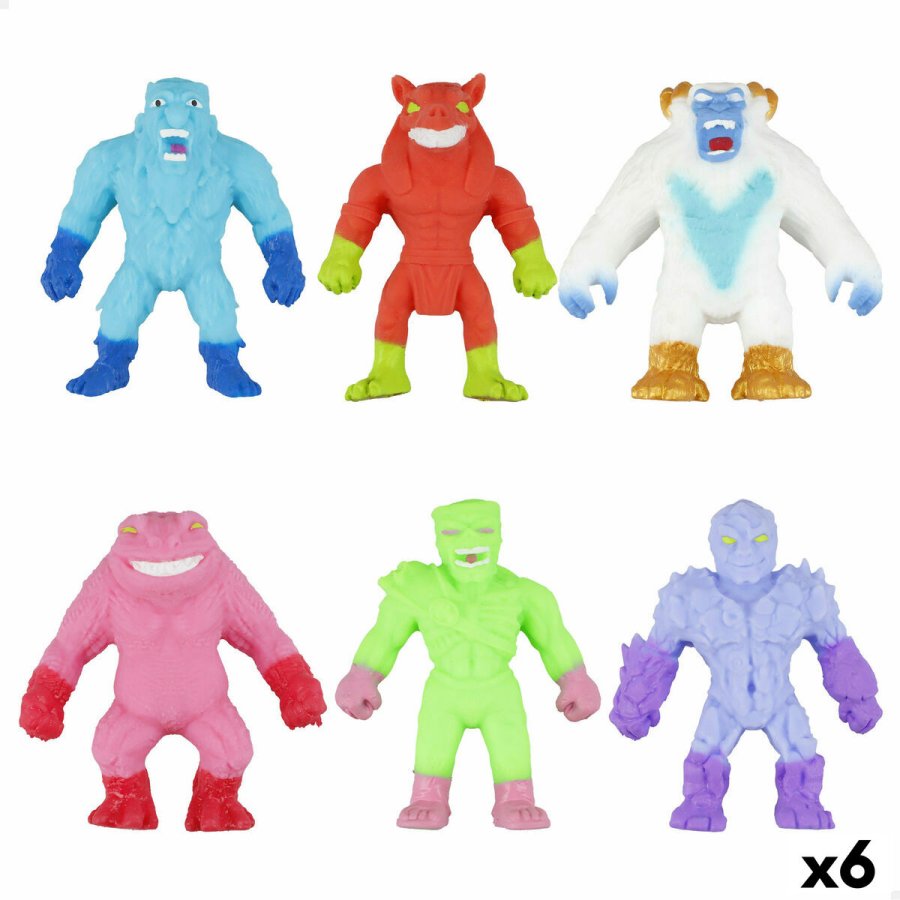 Action Figurer 8 x 8 x 2 cm 6 Dele (6 enheder) #1