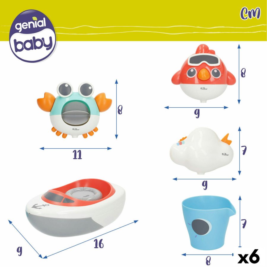 Spil til Badevrelset Colorbaby 16 x 6,5 x 9 cm 6 enheder #5
