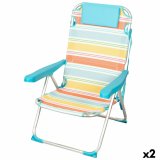 strandstol Aktive 48 x 90 x 60 cm (2 enheder) #1