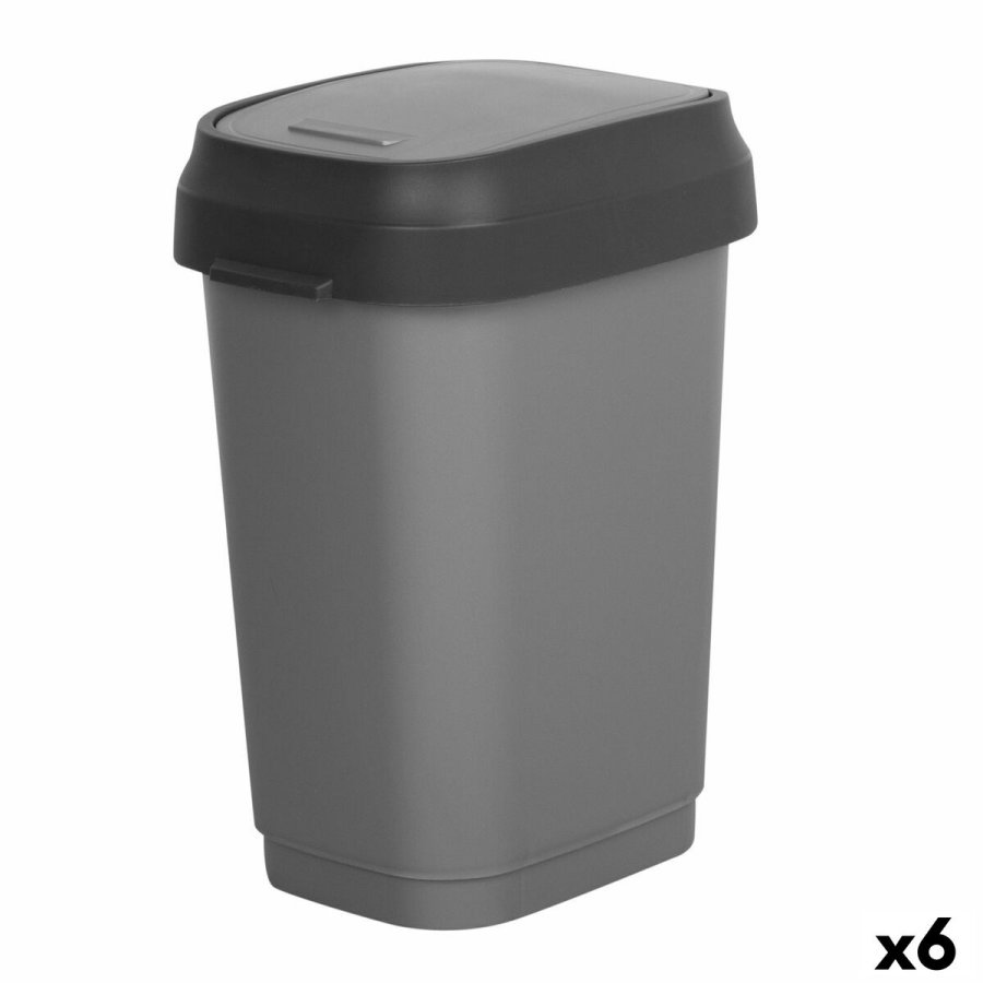 Skraldespand Curver Mrkegr Plastik 35 L (6 enheder) #1