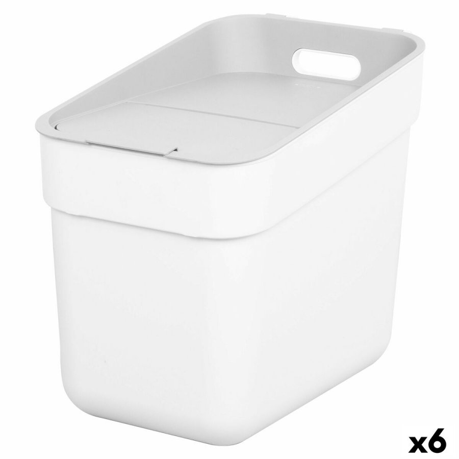 Skraldespand Curver Hvid Plastik 20 L (6 enheder) #1