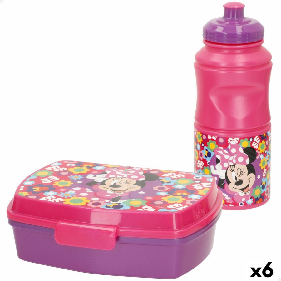 Madkasse Minnie Mouse 380 ml 17 x 5,5 x 13,5 cm Flaske (6 enheder) #1